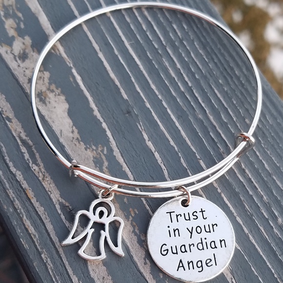 Guardian Angel charm bracelet, angel bracelet - Picture 4 of 4